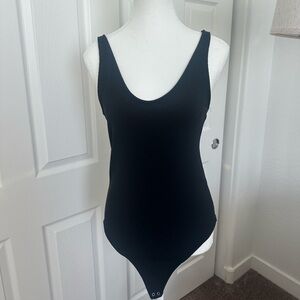 A&F Basic Black Tank Body Suit